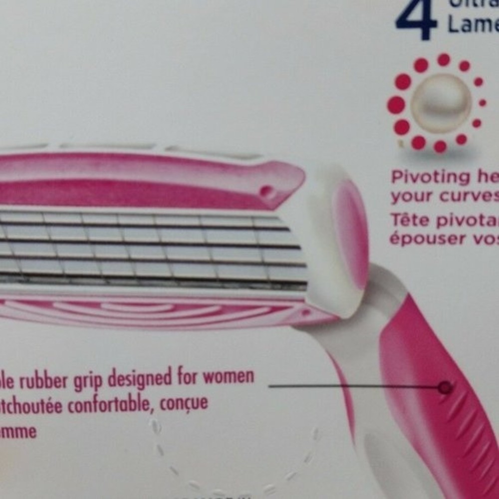 Schick Quattro Razors Rasperry Papaya Complex 5pk - Picture 7 of 10